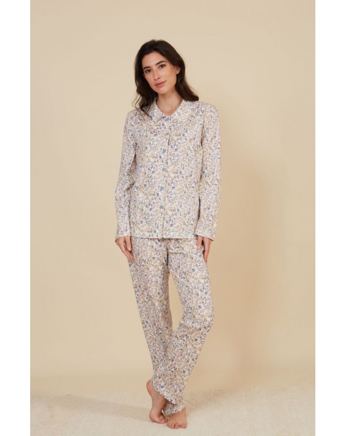 Pijama de mulher 100% algodão aberto 