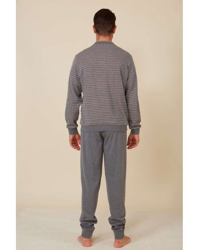 Men's jaquard pyjamas with...