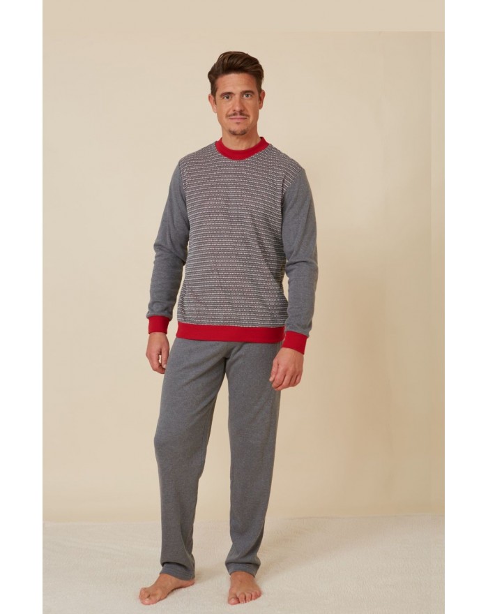 Men's pyjamas jaquard with...