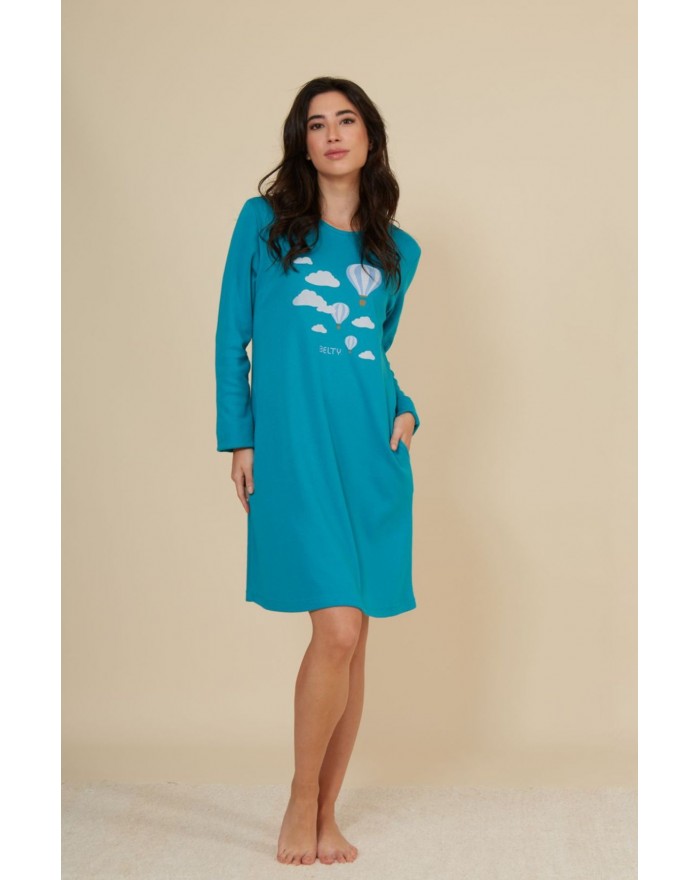 Women's nightdress with balloons 