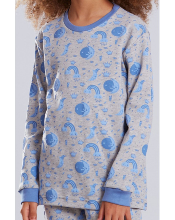 Pijama de niña con puños 