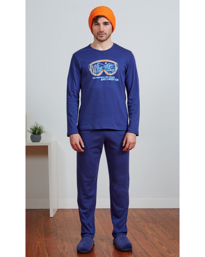 Pijama de homem winter 100%...